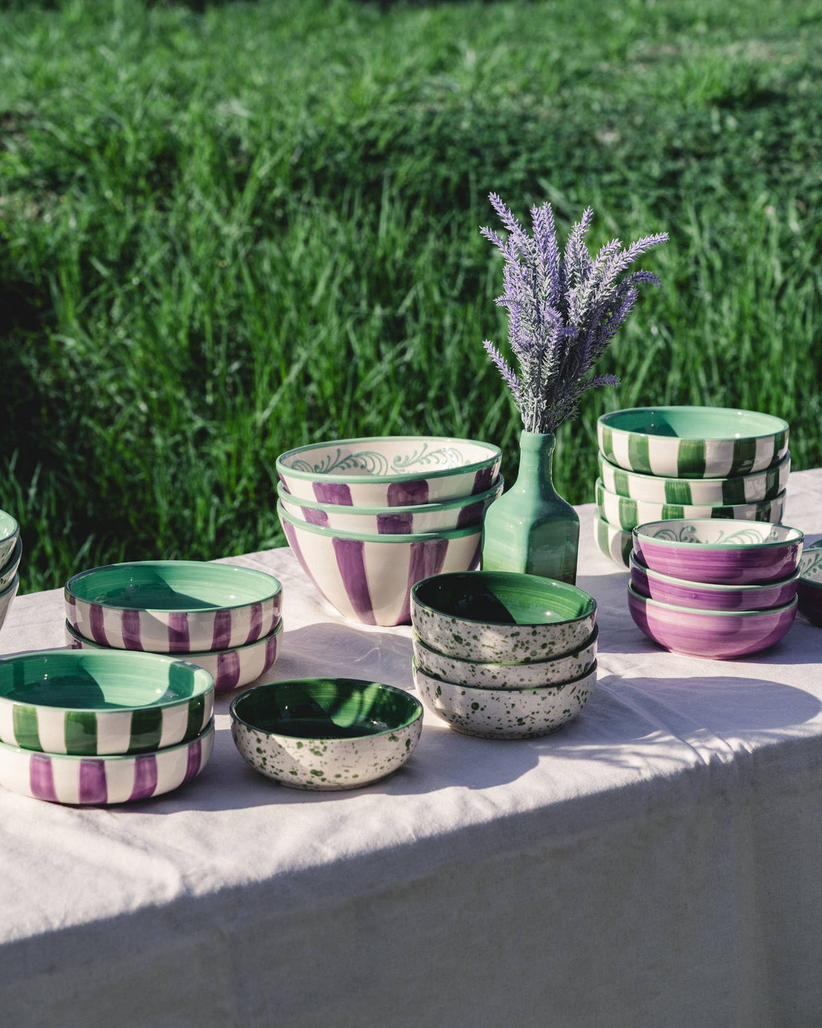 Râpe à ail - moyenne, en céramique, vert jade