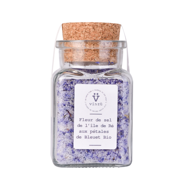 Fleur de sel aux pétales de bleuet bio