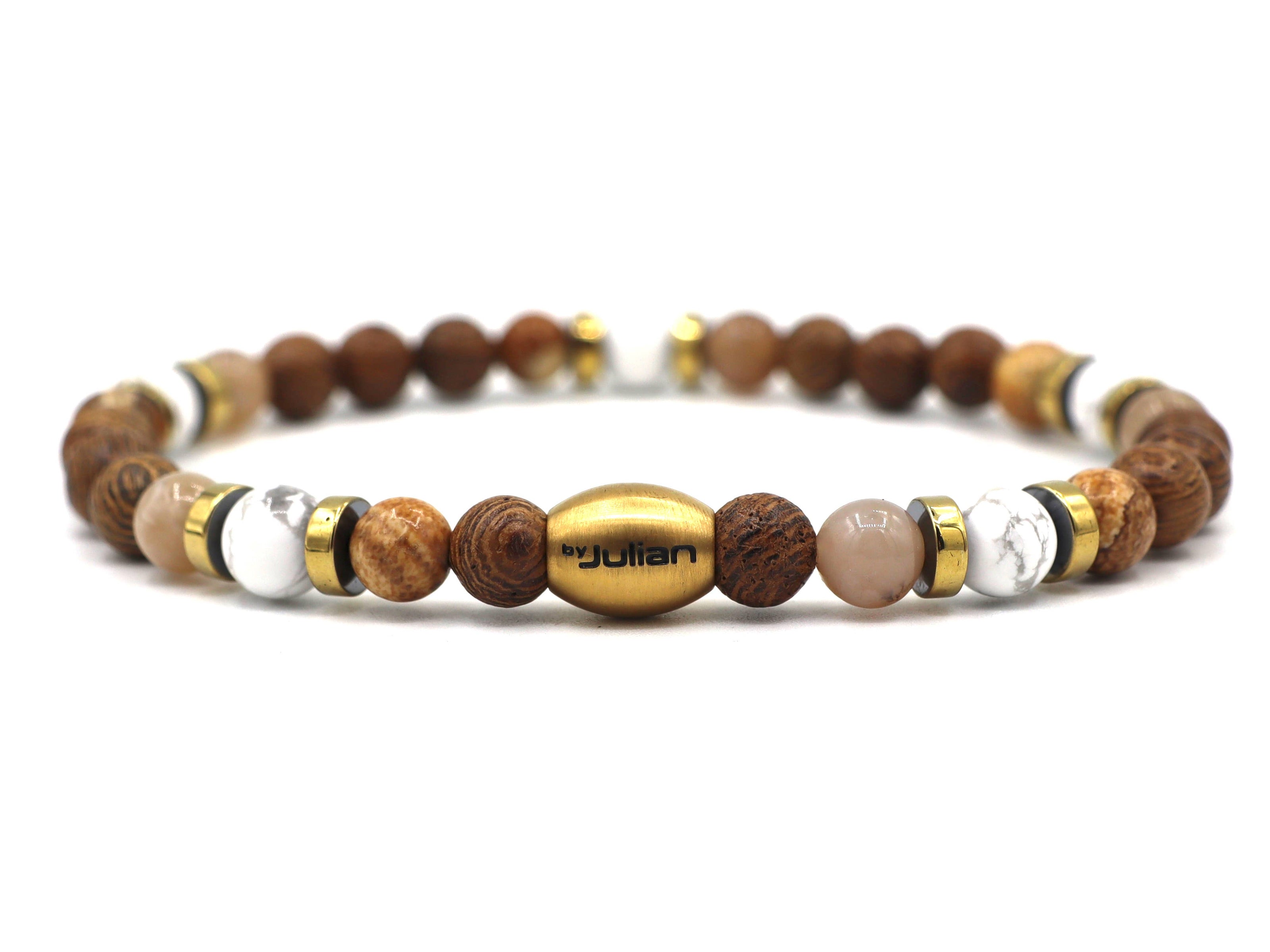 Enam Campur naturel (argent ou or): Argent / Taille de poignet XL-XXL 20-21 cm