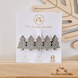 Barrette Clip - Sapin: Rose
