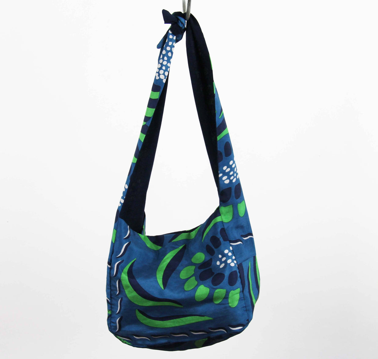 Sac Bobby en Soie Forget Me Not Vert