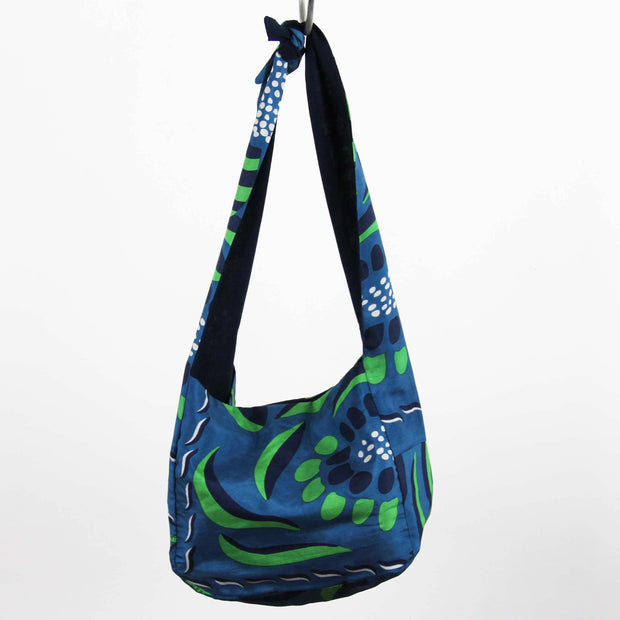 Sac Bobby en Soie Forget Me Not Vert