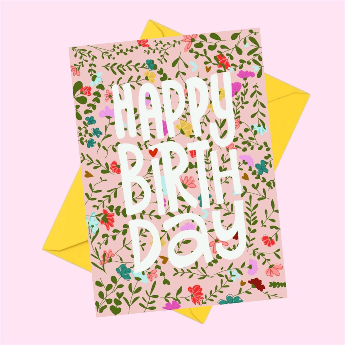 Carte postale mille fiori: Lot de 10 cartes avec enveloppes