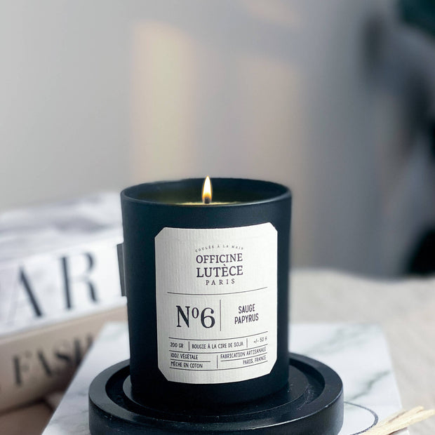 Bougie Parfumée Nº6 Sauge Papyrus
