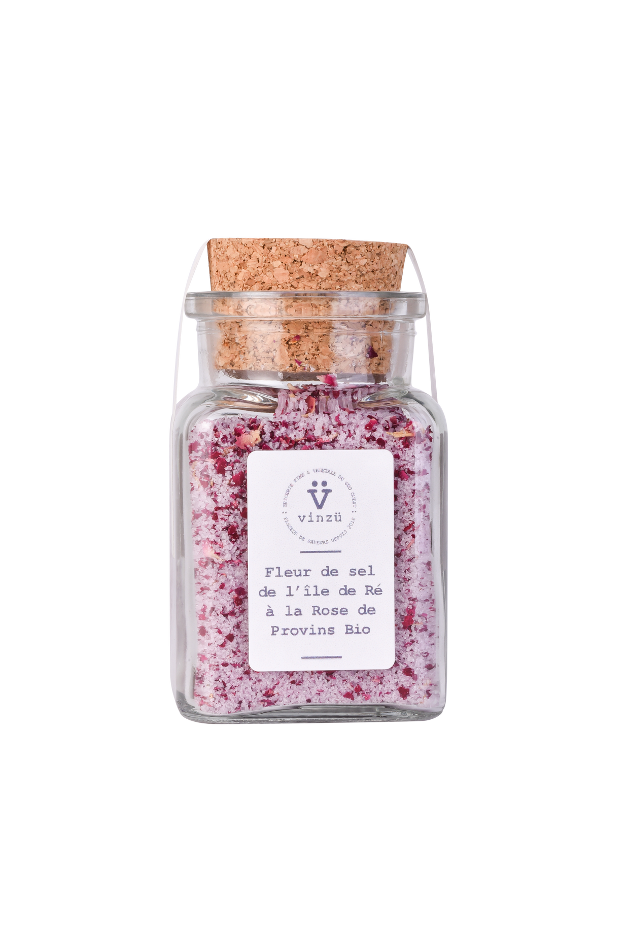 Fleur de sel à la Rose de Provins bio