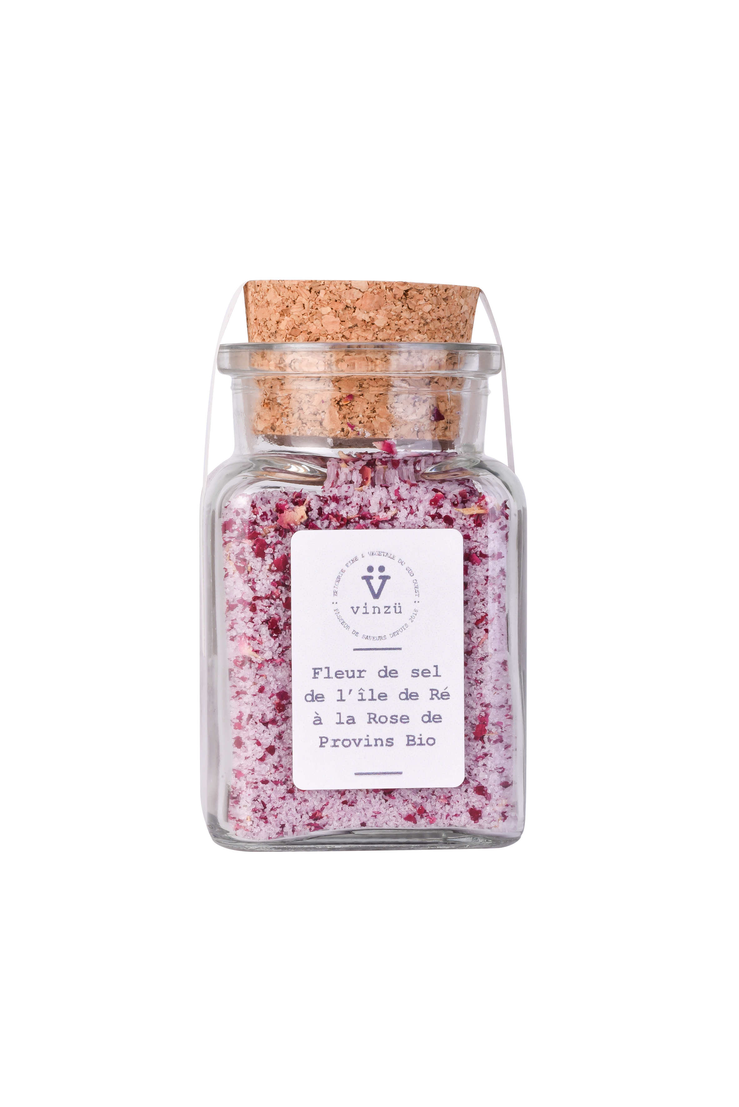 Fleur de sel à la Rose de Provins bio