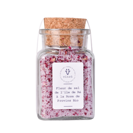 Fleur de sel à la Rose de Provins bio