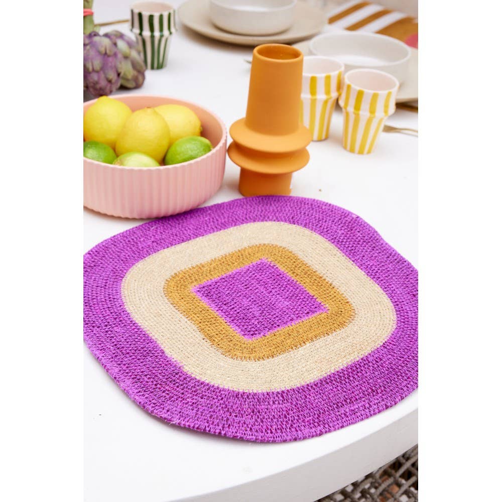 Set de table en jonc de mer - Mada Violet