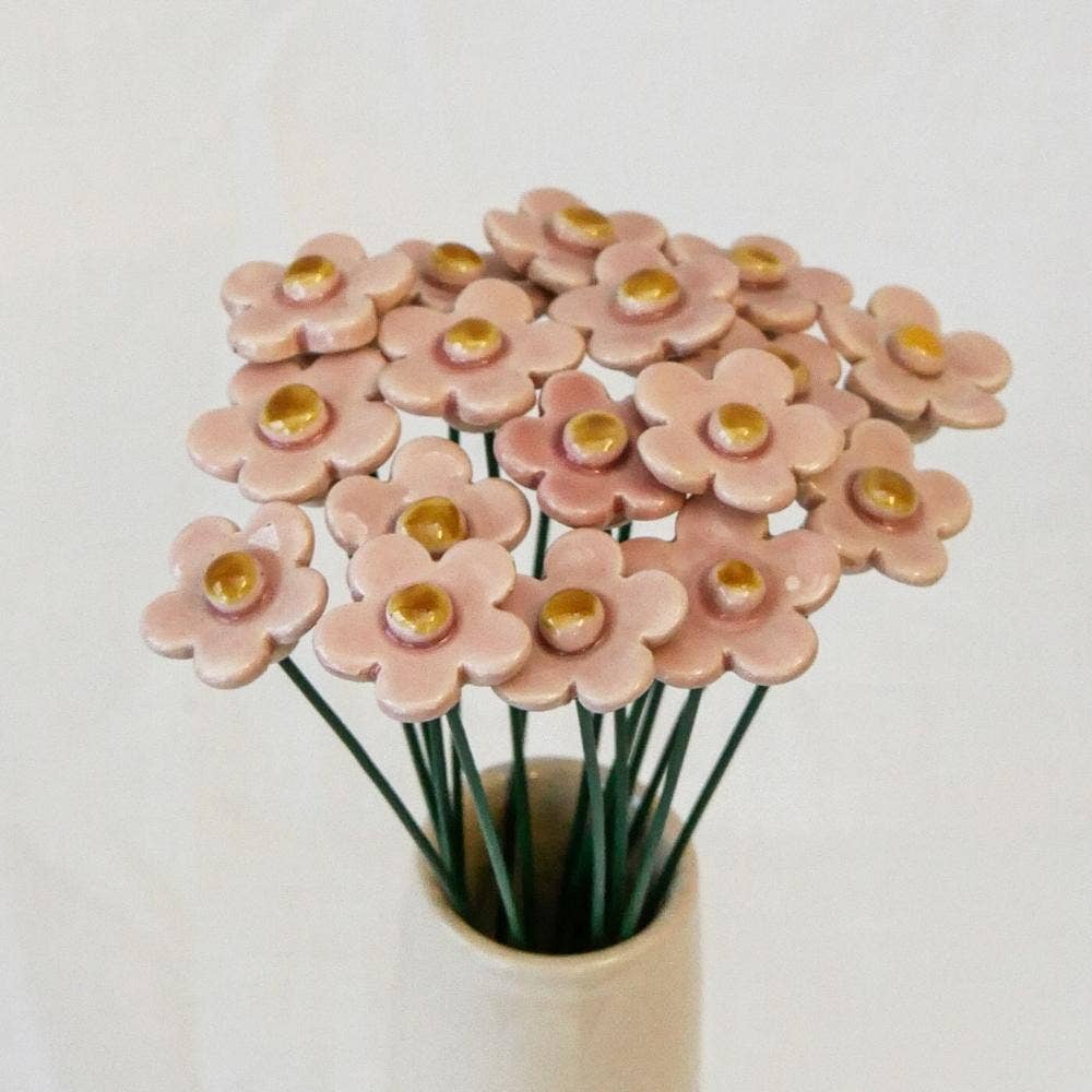 Fleur de fraisier - Ø environ 2,5 cm: Rose