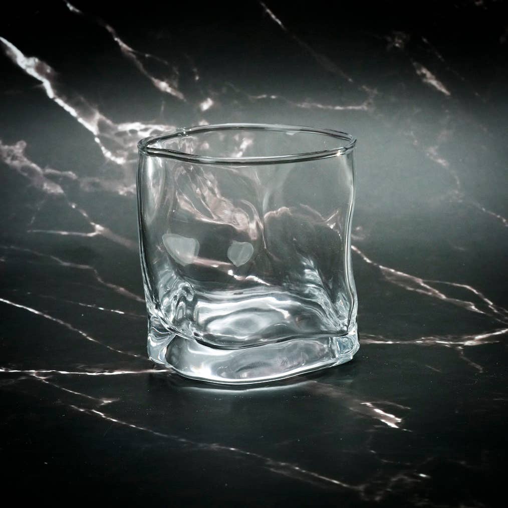 Verres japonais avec boîte cadeau, glaçons en granit et sous-verres | 369: Deux verres