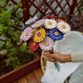 Gerbera Ø env. 5 cm | Tige de 39 cm: Lila