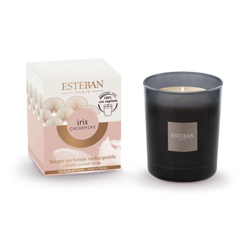 Bougie parfumée INITIALE 180gr - IRIS CACHEMIRE