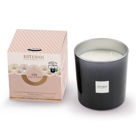 Bougie décorative grand format 450gr - IRIS CACHEMIRE