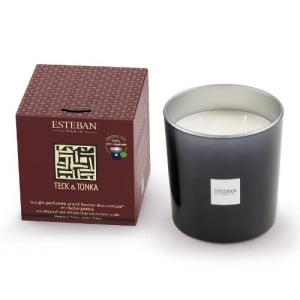 Bougie décorative grand format 450gr - TECK & TONKA