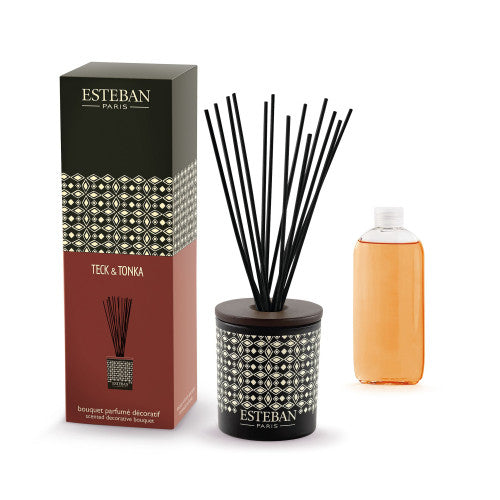 Bouquet parfumé décoratif et sa recharge - TECK & TONKA