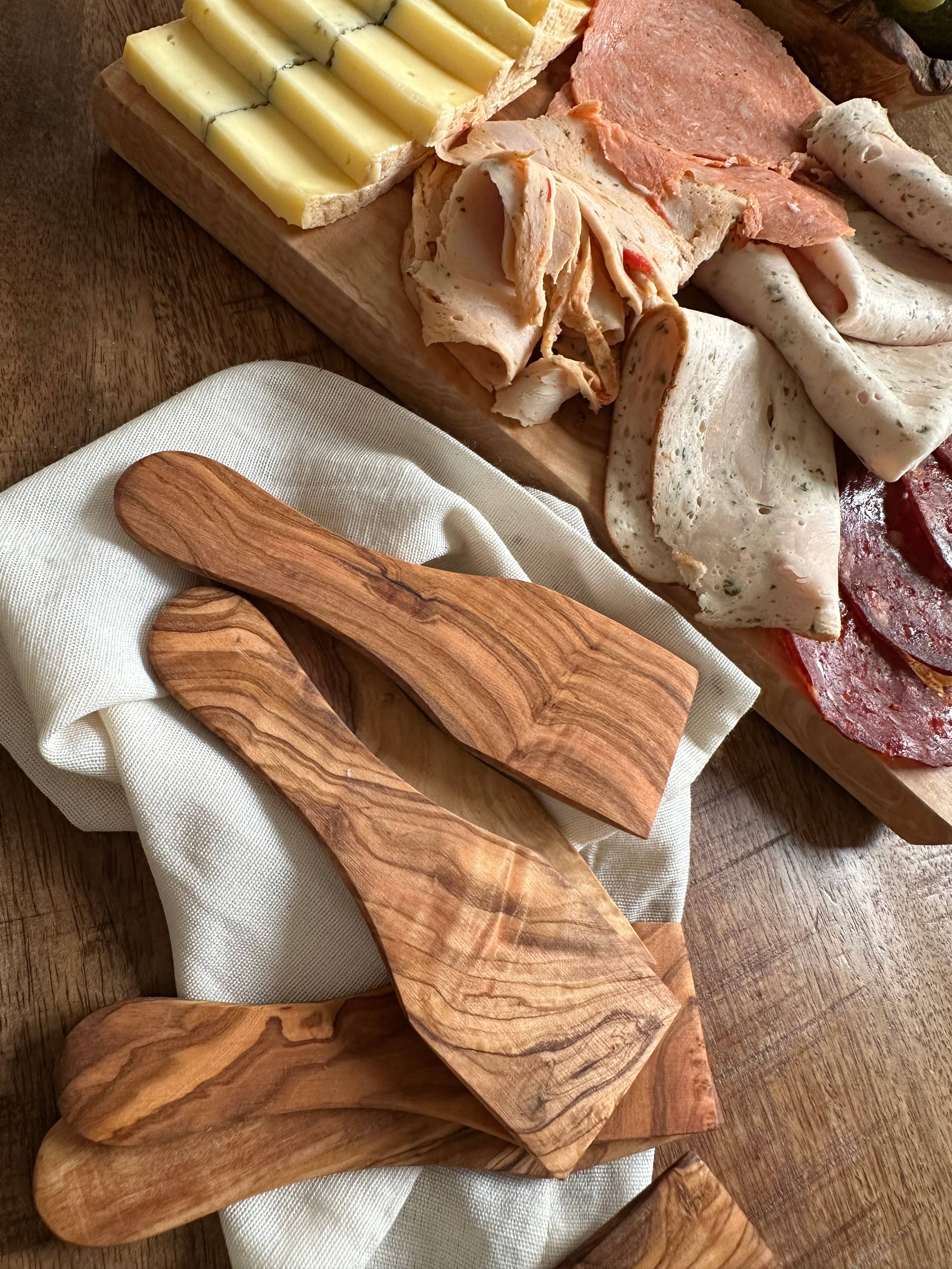 Mini spatule à raclette Bois d'Olivier