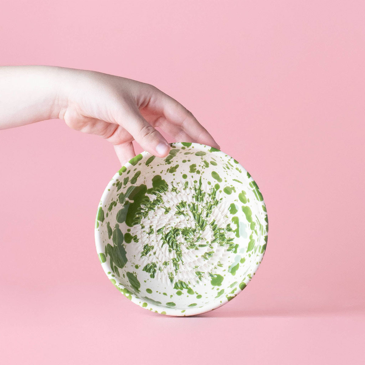 Râpe à ail - Moyenne en céramique verte - Mousse