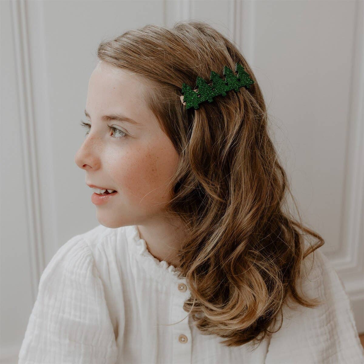 Barrette Clip - Sapin: Vert
