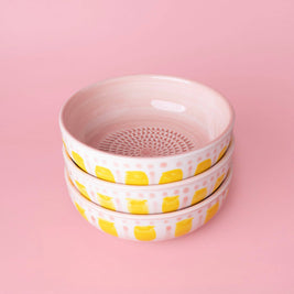 Bol râpe-ail en poterie vintage – moyen - Valentina: AVEC EMBALLAGE