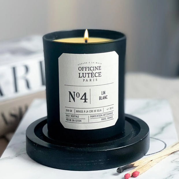 Bougie Parfumée Nº4 Lin Blanc