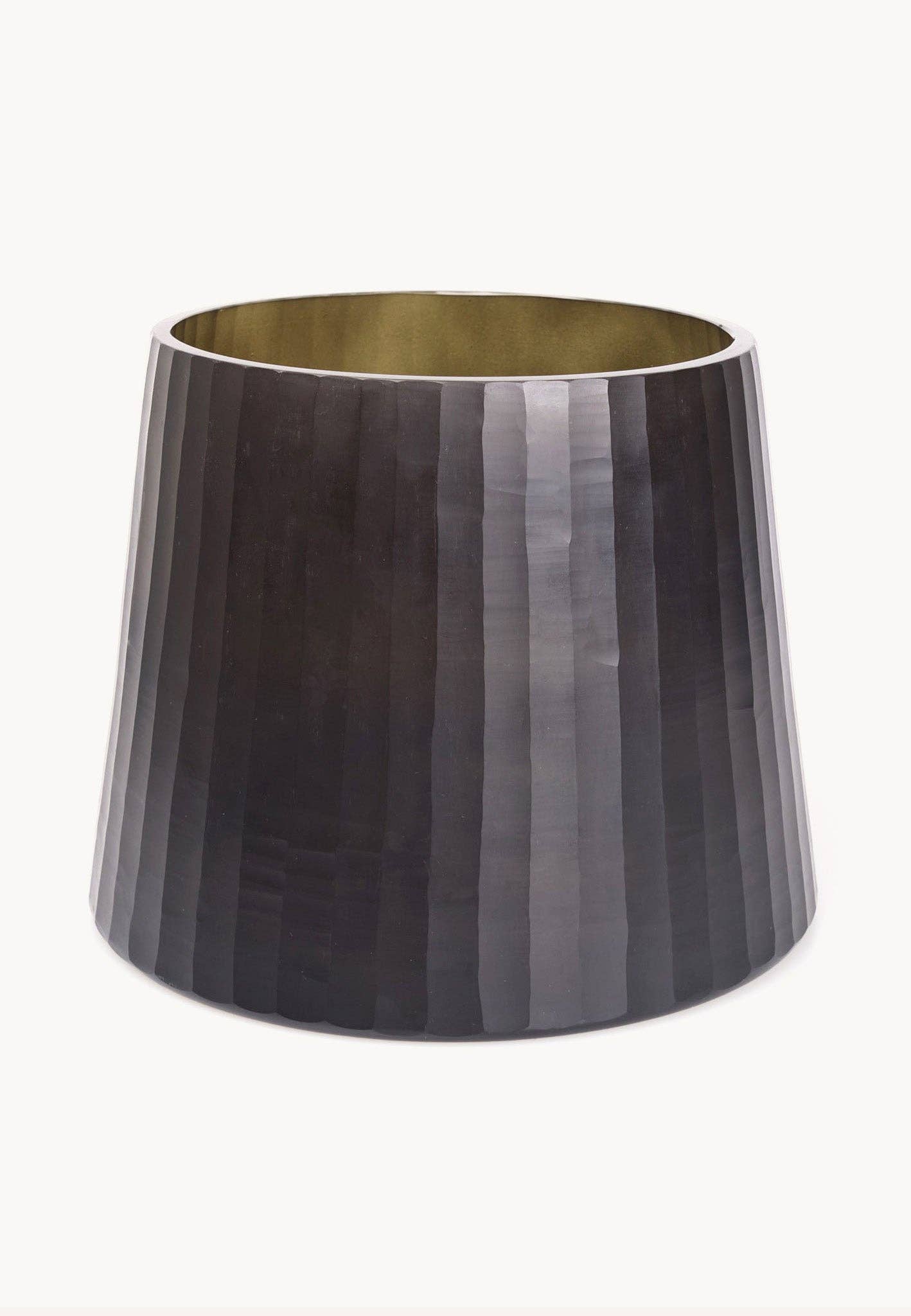 Vase KIANO en verre soufflé bouche: Conifère / OS