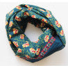 Carre Coton Bio Heidi Marine