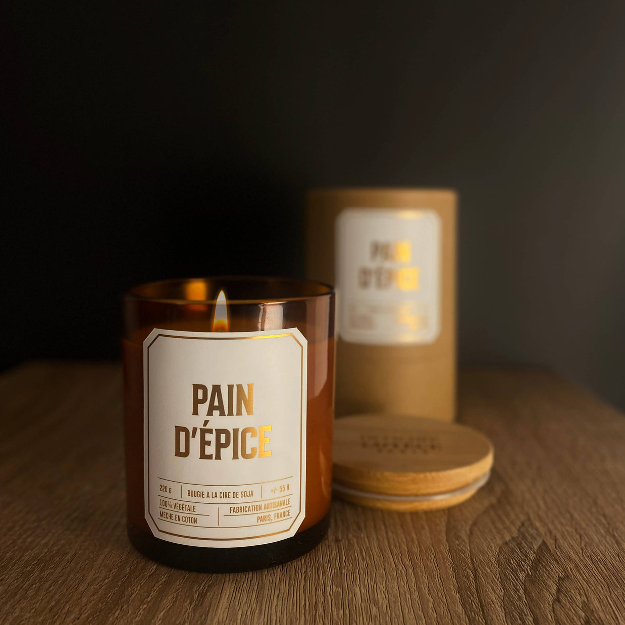 Bougie Parfumée Pain d'épices - 220g
