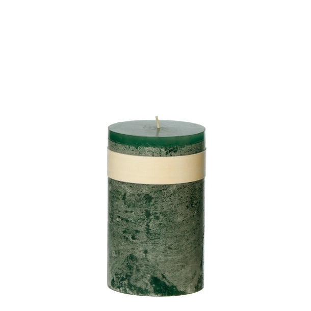 Bougie en pilier en bois®, PINE GREEN