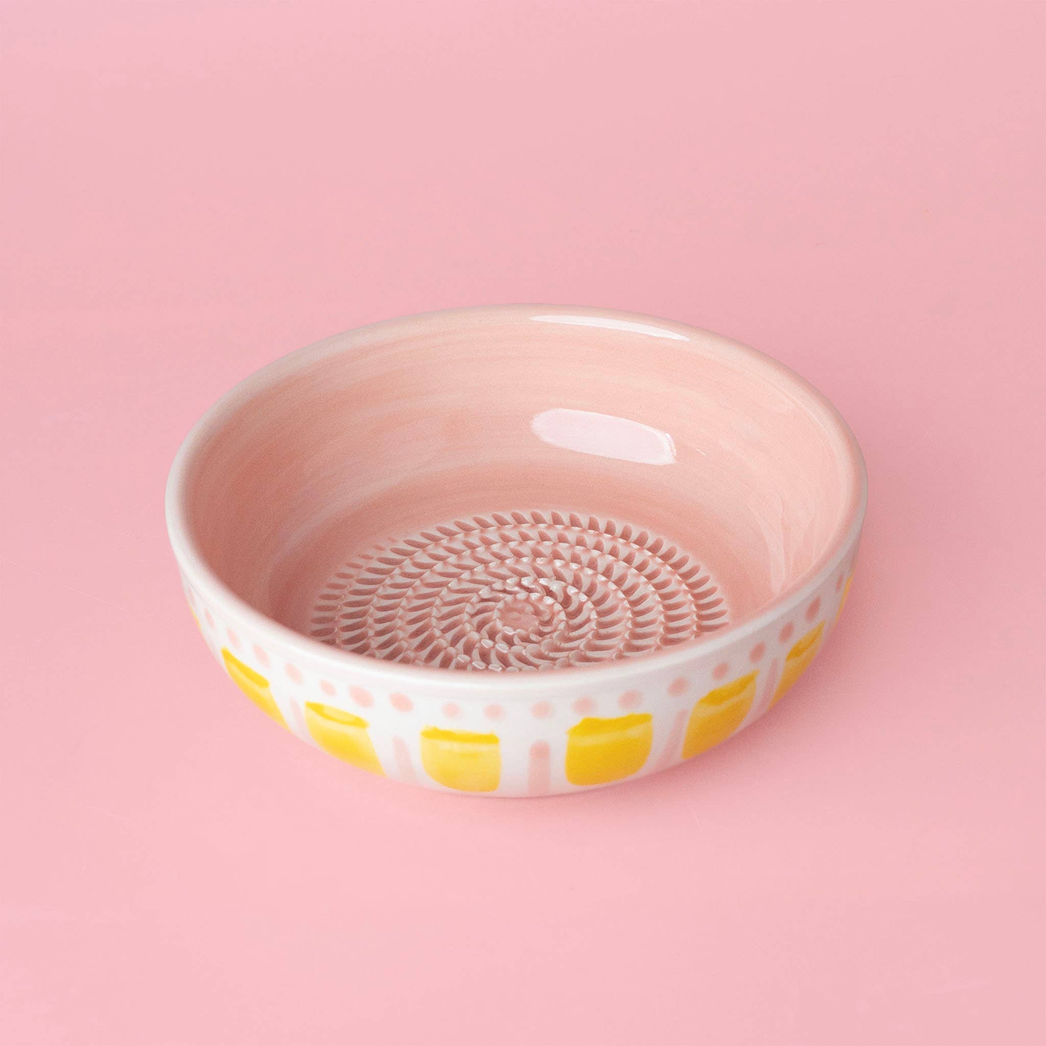 Bol râpe-ail en poterie vintage – moyen - Valentina: AVEC EMBALLAGE