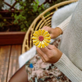 Gerbera Ø env. 5 cm | Tige de 39 cm: Blanc