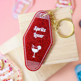 Porte clés Spritz Lover: Paillettes Dark Brown