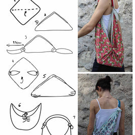 Sangle Furoshiki Gris