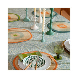 Set de table en jonc de mer Mada - Bleu Vert