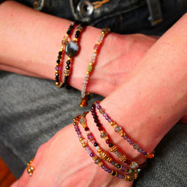 Bracelet Saptaratna - 7 Chakras Pierres Naturelles