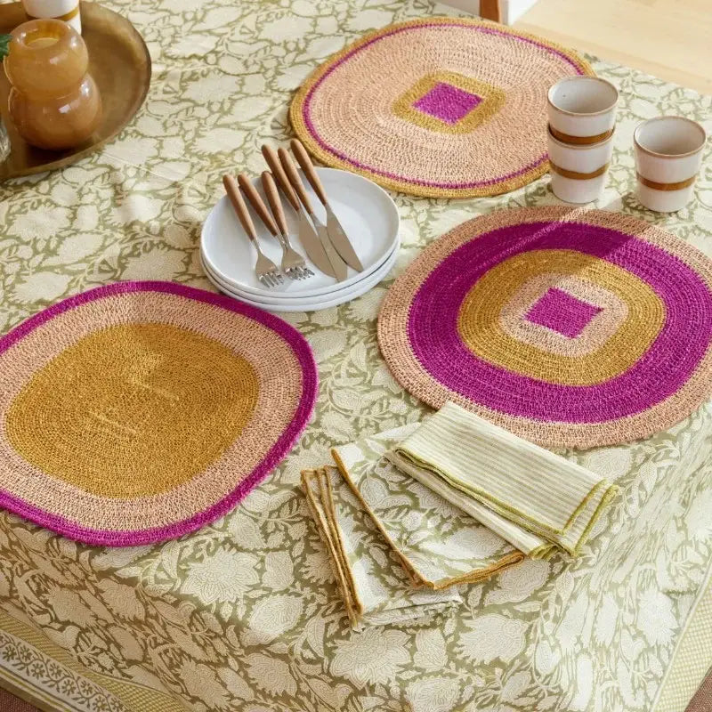Set de table Mada - Rose Fuchsia