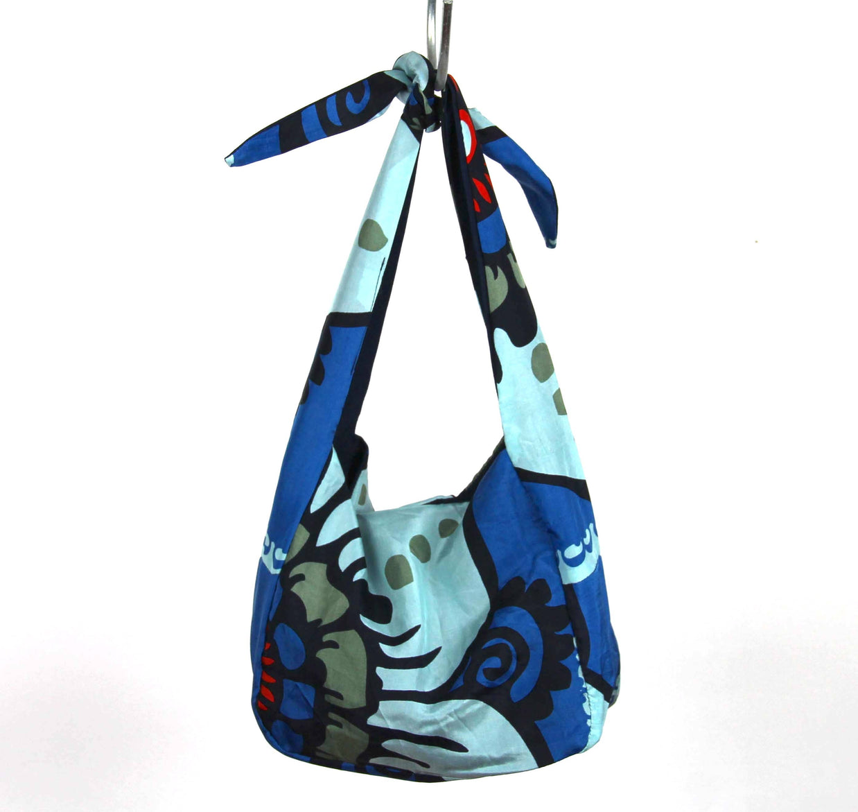 Sac Bobby en Soie Mogador Bleu