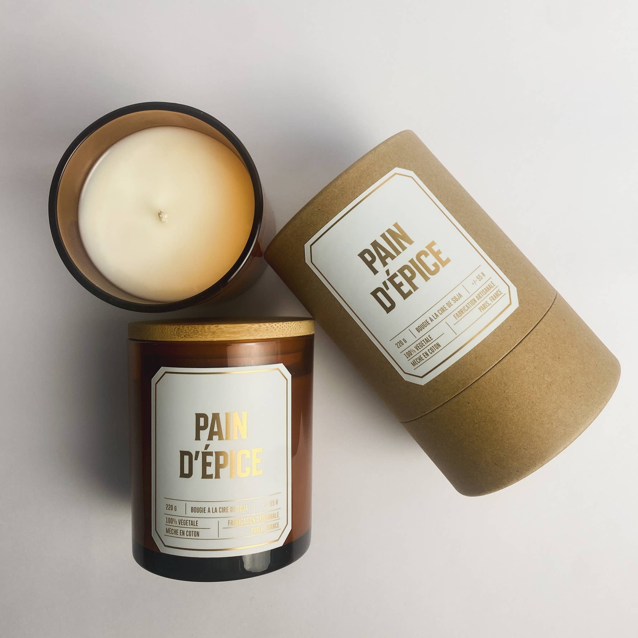 Bougie Parfumée Pain d'épices - 220g