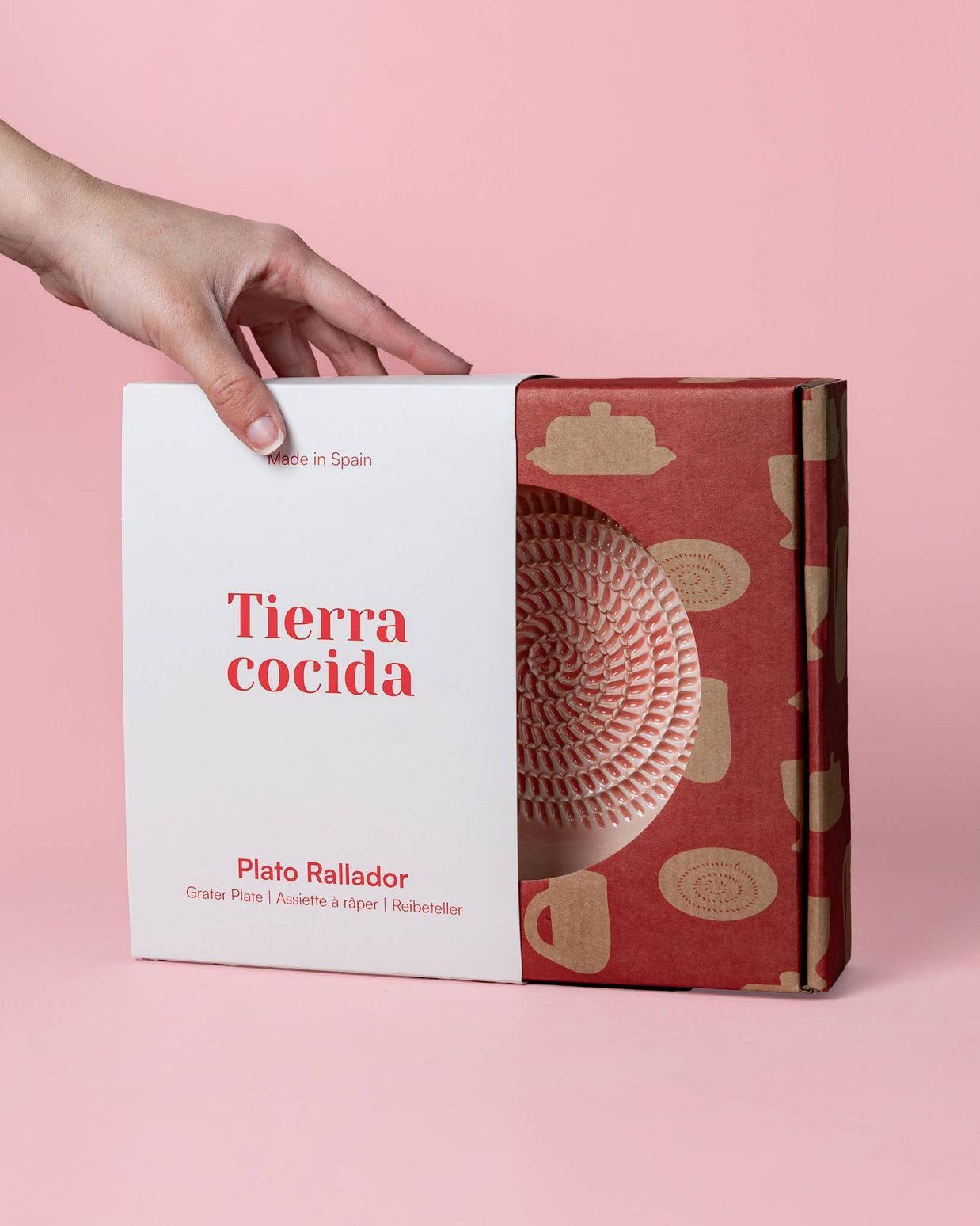 Râpe à ail - Céramique - Grand chocolat