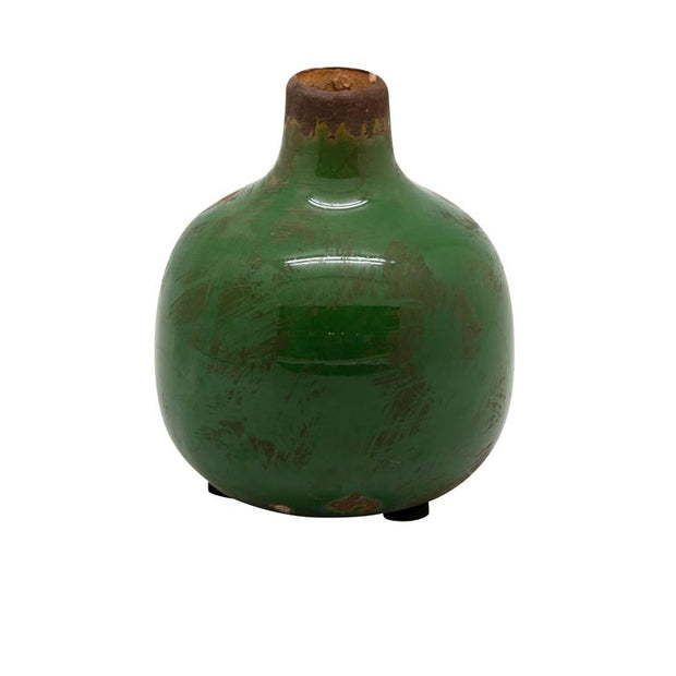 Vase Céramique, Vert Olive, Chehoma