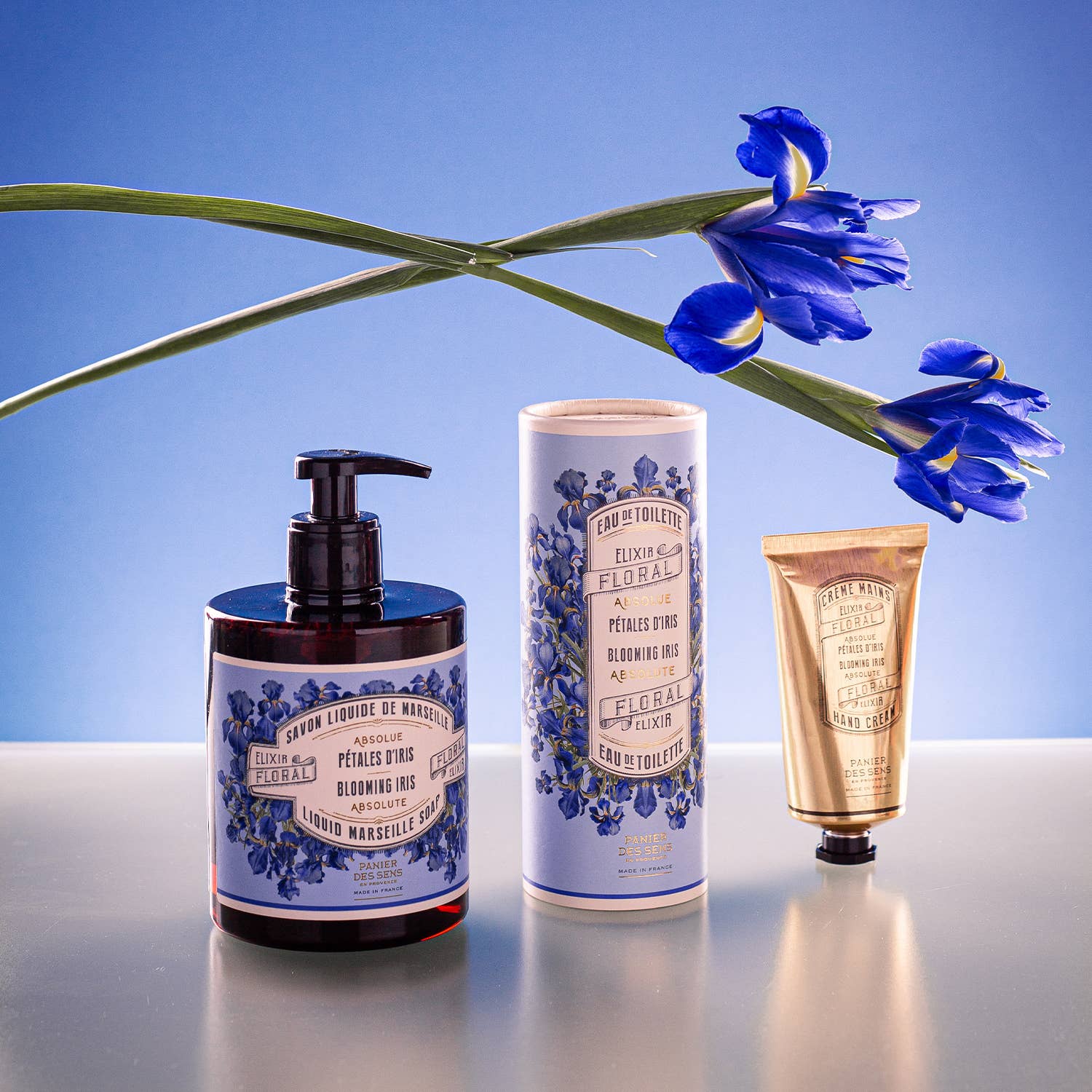 Savon de Marseille liquide 500 ml | Pétales d'Iris