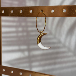 Mix and Match – Boucles d'oreilles simples avec pendentif: Poisson rouge - liberté