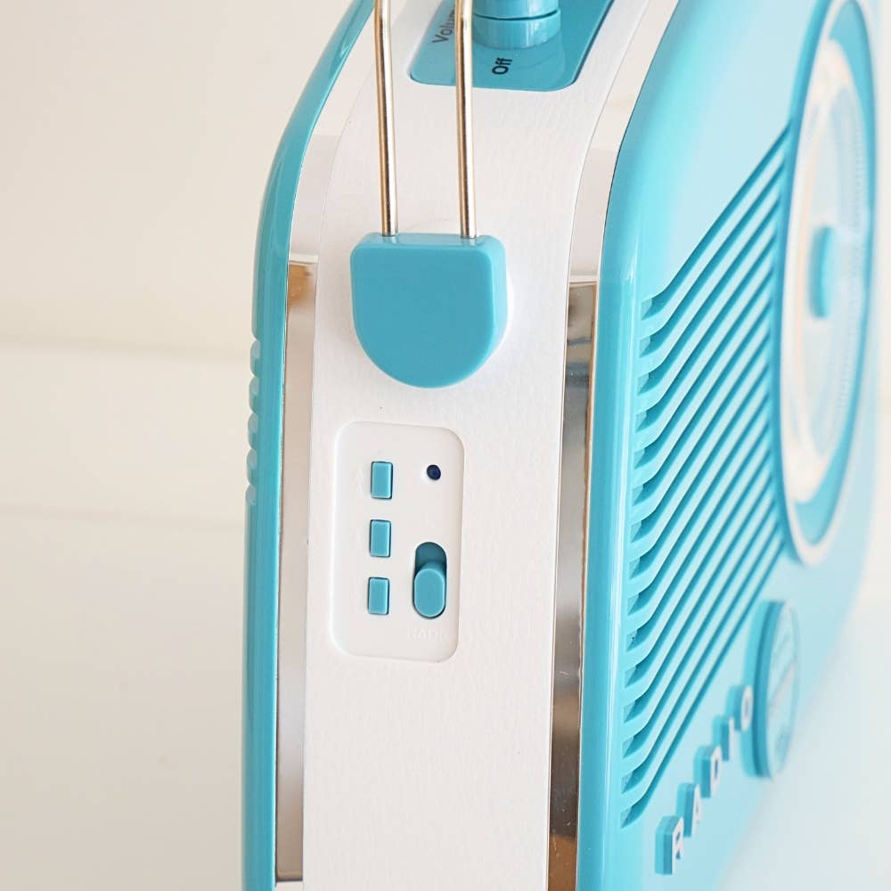 Radio Brighton classique style vintage FM/MW/LW avec Bluetooth: Crème