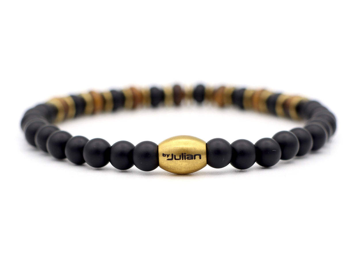 Enam Jimat Œil de tigre (argent ou or): Zilver / 21 cm wrist size (XXL)