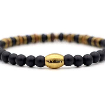 Enam Jimat Œil de tigre (argent ou or): Zilver / 20 cm wrist size (XL)