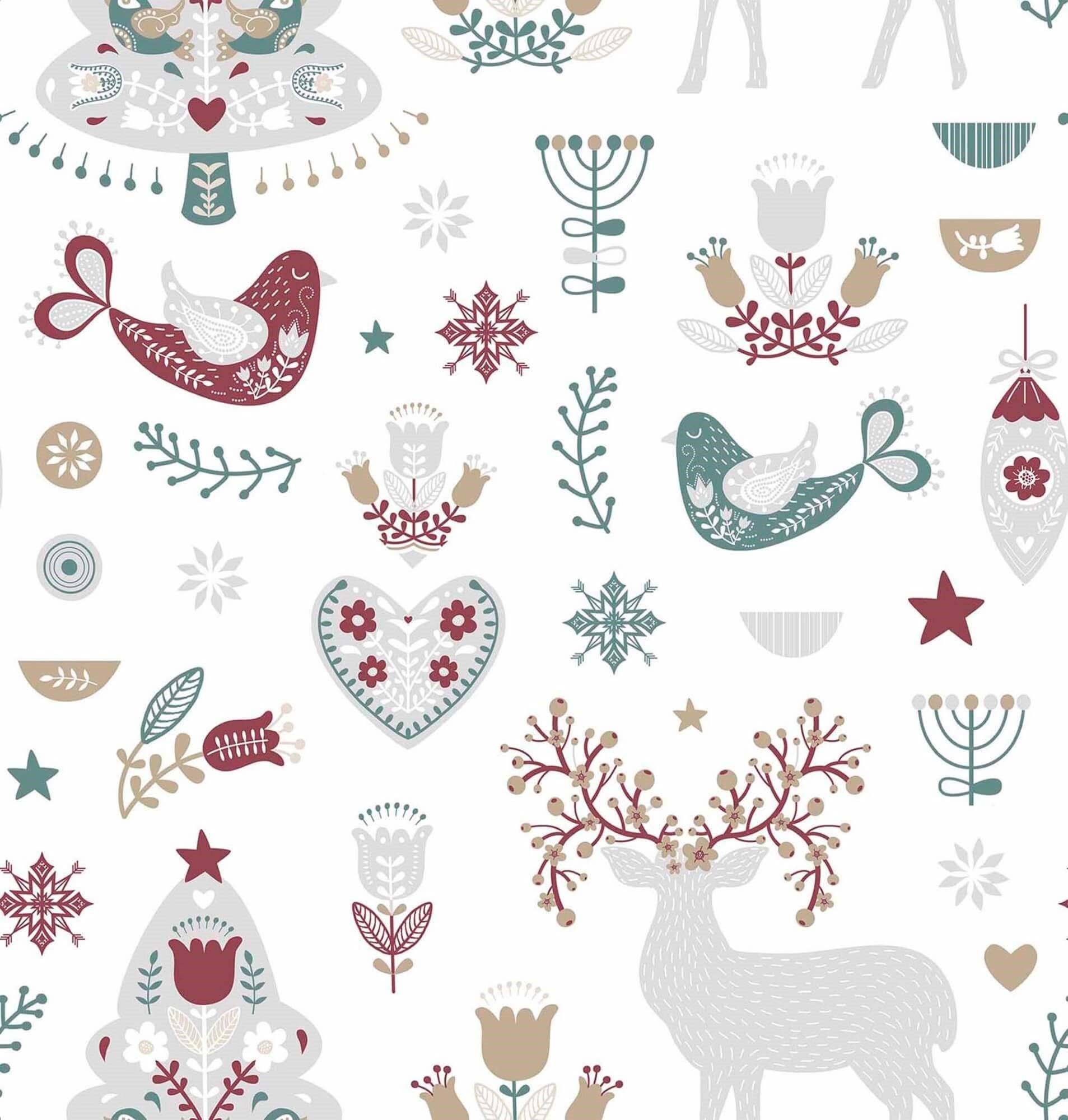 Nappe en résine résistante aux taches Merry Christmas 55: 140 x 140 cm
