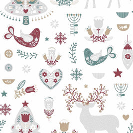 Nappe en résine résistante aux taches Merry Christmas 55: 140 x 140 cm