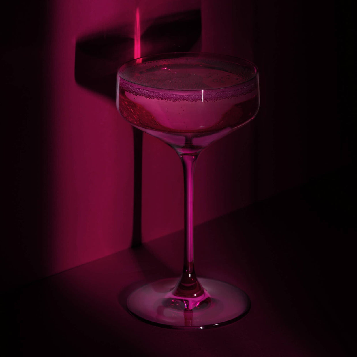 Coupes en Cristal Européennes - Rose - Lot de 2