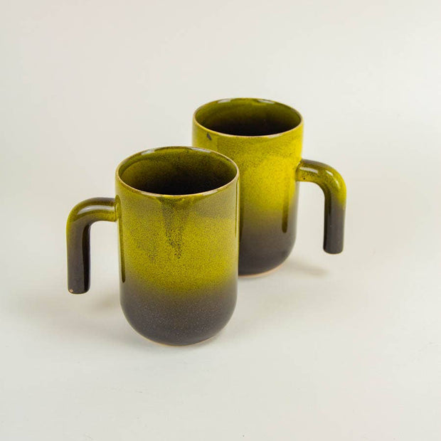 Set de 2 mug Hoa Bien verte