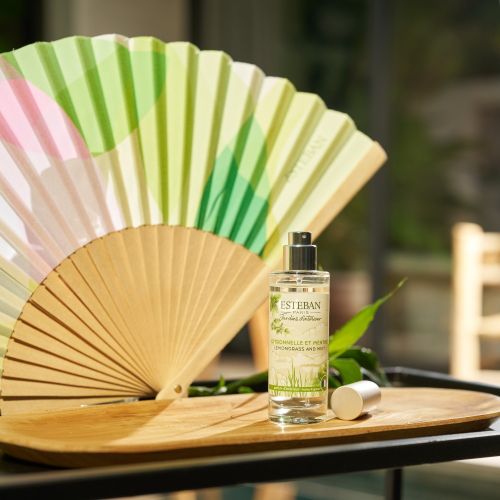 Éventail parfumé Citronnelle & Menthe