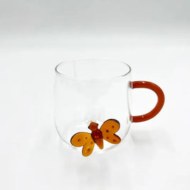 Mug verre PAPILLON
